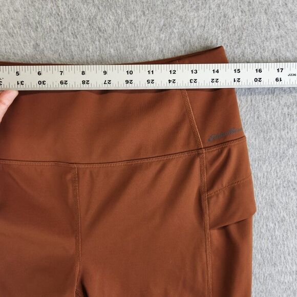Eddie Bauer Leggings Womens TL Camel Brown Cargo Ankle Trekking Overlanding - Picture 10 of 14